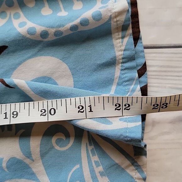 Bishop St. Apparel Hawaiian print sleeveless blouse Women's Size L - Picture 9 of 9